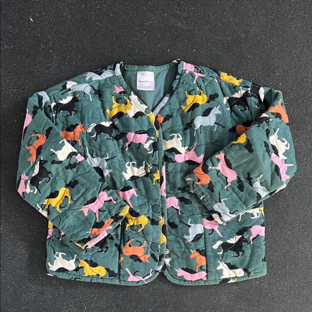Colorful quilted Horse Print Hanna Jacket